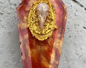 Copper Gold Irregular Coffin