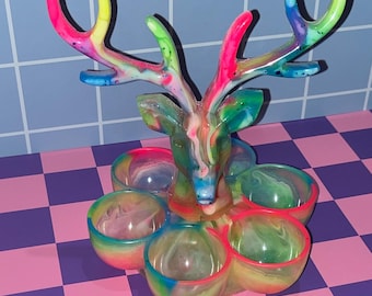 Could You Hold This Deer jewelry dish and tree