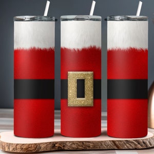 Santa belt tumbler