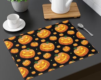 Pumpkin Placemat | Halloween Placemat | Kitchen Decor | 1pc