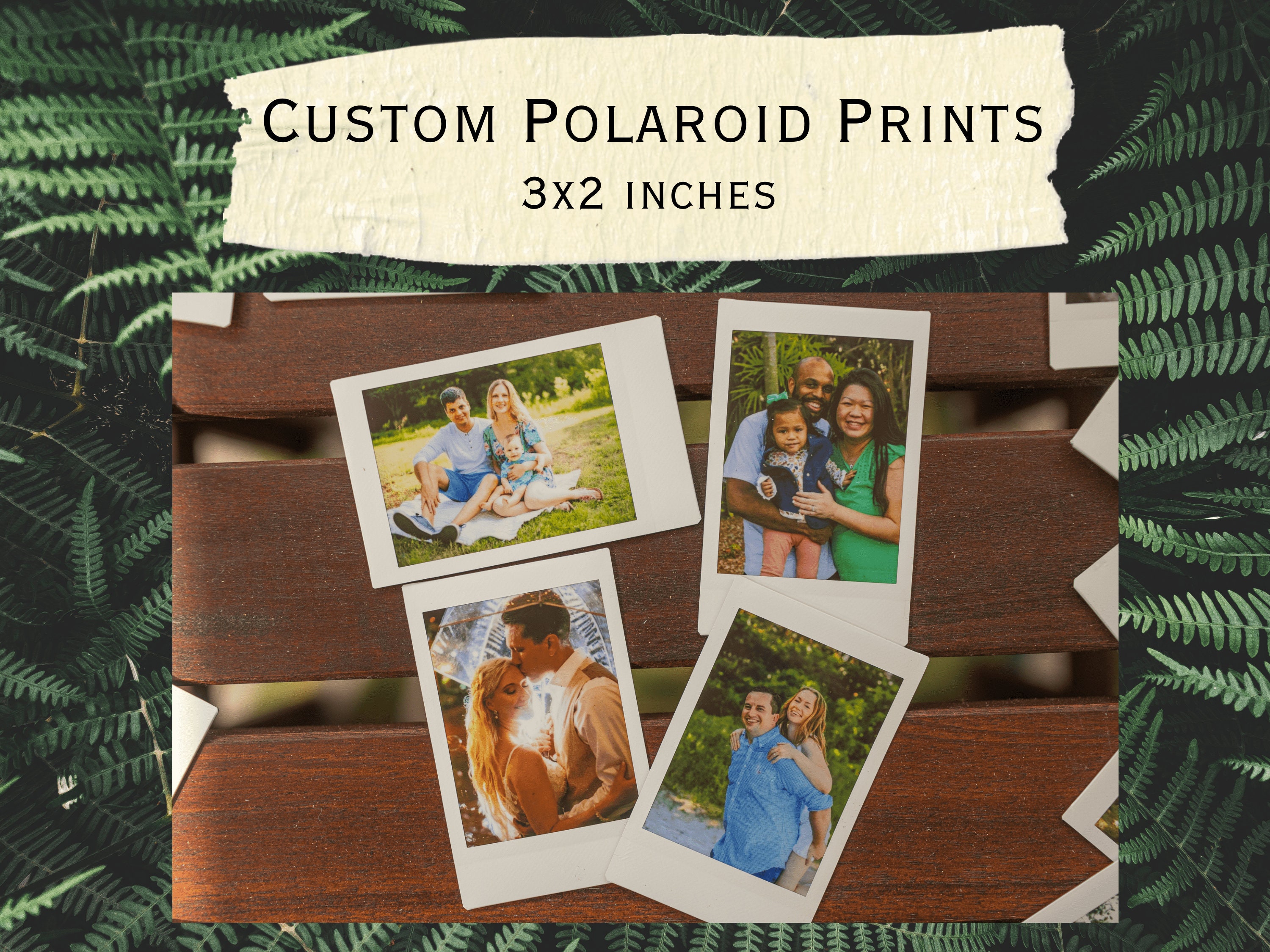 Snail Mail Free Shipping Custom Polaroid Prints, Instax Mini Prints From Your Phone, Personalized Polaroids for Couples
