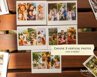 3 Photo Collage Polaroid,Wide Custom Polaroid Prints,Wide Instant Photo,Polaroid Custom Photos,Personalized Instax,Instant Photo Print
