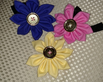 Collar flower trio