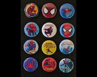 Spider-Man 10 Button Set 1 " Inch Pins Marvel VENOM Carnage Super Hero Avengers Spider-Man 10 Button Set 1 " Inch Pins Marvel VENOM Carnage Super Hero Avengers
