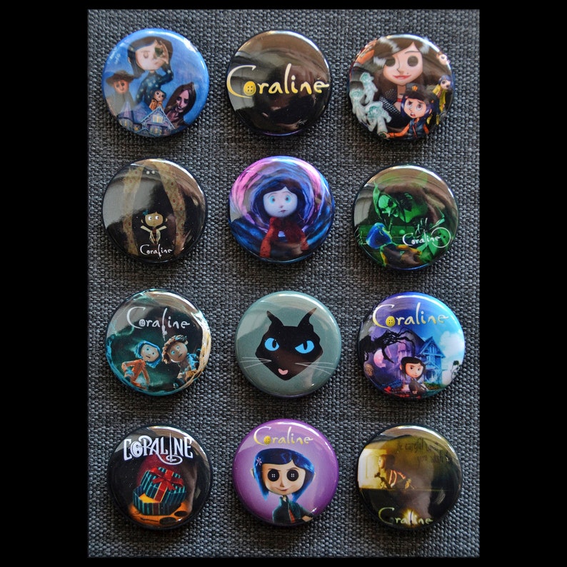 Coraline Buttons / Set of 12 / 3 Size Options - Etsy