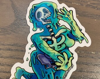 Slime Girl - 3" Vinyl Sticker