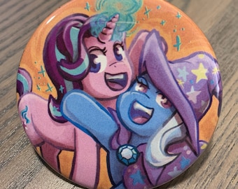 Starlight & Trixie - My Little Pony Button