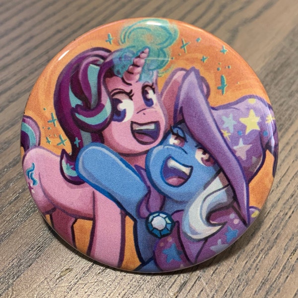 Starlight & Trixie - My Little Pony Button