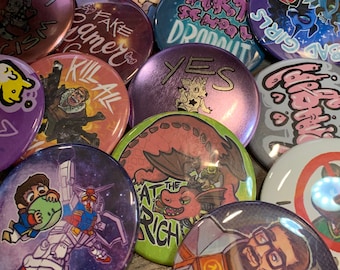 3 for 10 - 2.25" Pinback Buttons