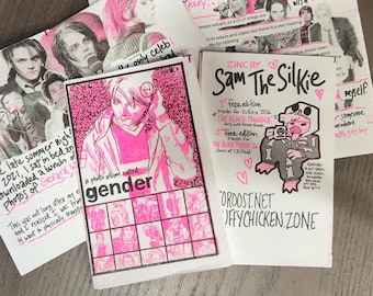 Gerard Way Risograph Gender Mini Zine - MCRNYC Leftovers
