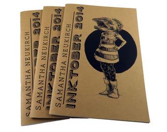 CLEARANCE Inktober 2014 Art Zine