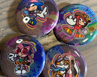 Sonic the Hedgehog Button Set