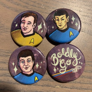 Star Trek TOS 1.25 Button Set image 2