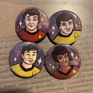 Star Trek TOS 1.25 Button Set image 3