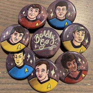 Star Trek TOS 1.25 Button Set image 1