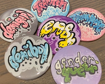 Non-Binary 2.25" Buttons