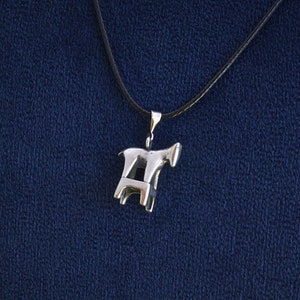 925 silver horse pendant image 1