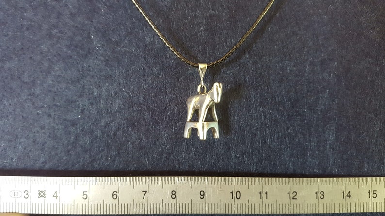 925 silver horse pendant image 6