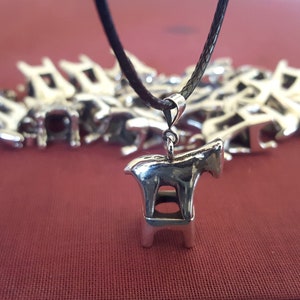 925 silver horse pendant image 5