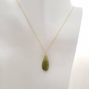 Natural Jade Jewelry Set, Green Jewelry Set, Jade Earrings, Jade Pendant, Gemstone Jewelry Set, Gift for Mom, Green Earring, Green Necklace image 5