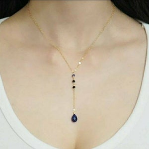 Collar De Esmeralda Y, Collar de Esmeralda Y de Ombre, Conjunto de Joyas de Boda, Conjunto de Joyas de Novia, Collar de Esmeralda Sombreada, Collar de Esmeralda de Plata imagen 3
