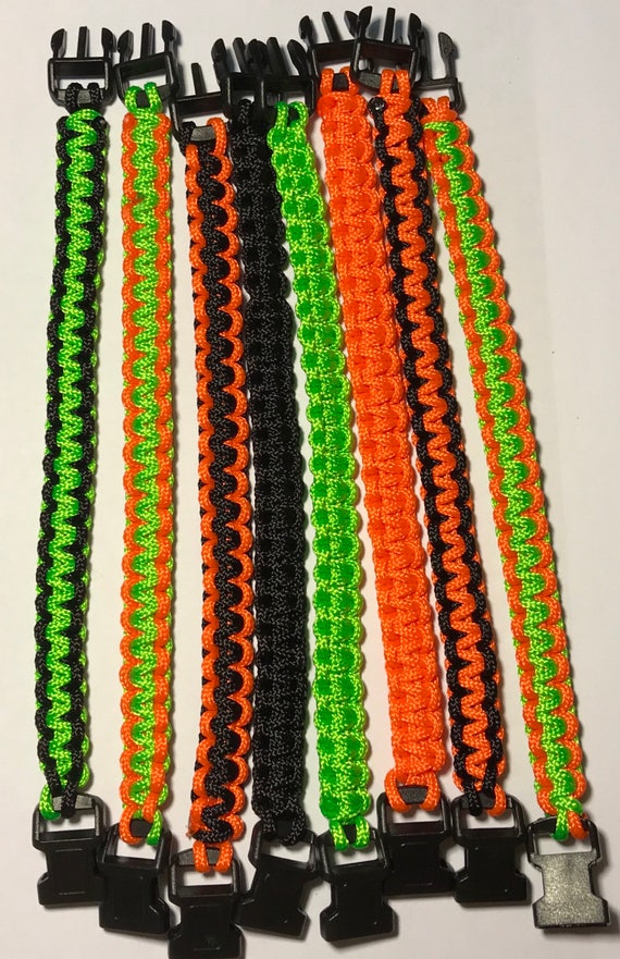 7 Inch Handmade Multicolored Paracord Survival Bracelets-mini 95