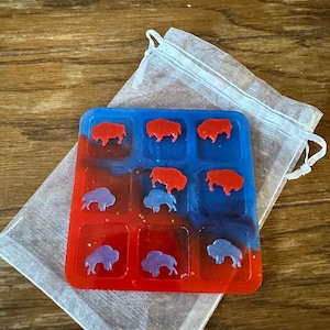 Buffalo Tic Tac Toe Game, Board Game, Game Night, Travel Game, Coffee Table Game, XO, Family Games, Large set, Puzzle Game,