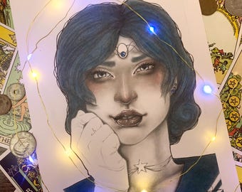 Sailor Mercury - Original Artwork