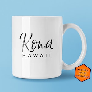 Kona Coffee Mug - Etsy