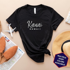 Kauai Hawaii Custom T-Shirt | Kauai HI Travel Tee Shirt | Hawaii Vacation Souvenir Tshirt | Personalized Gifts