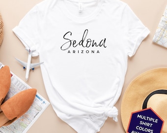 Sedona Arizona Custom T-Shirt | Sedona AZ Travel Tee Shirt | Arizona Vacation Souvenir Tshirt | Personalized Gifts