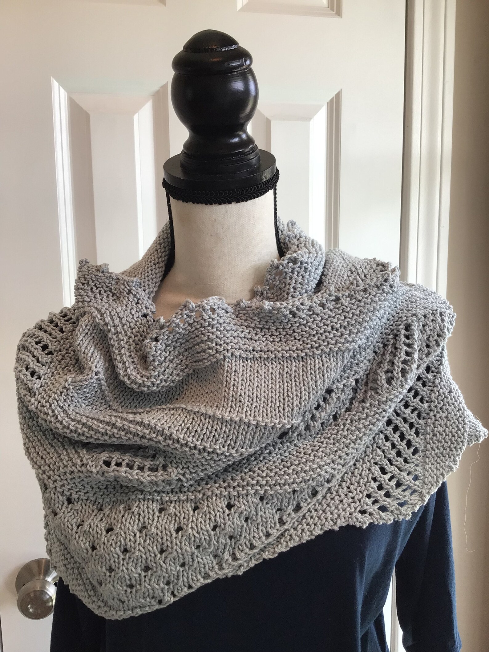 over shawl