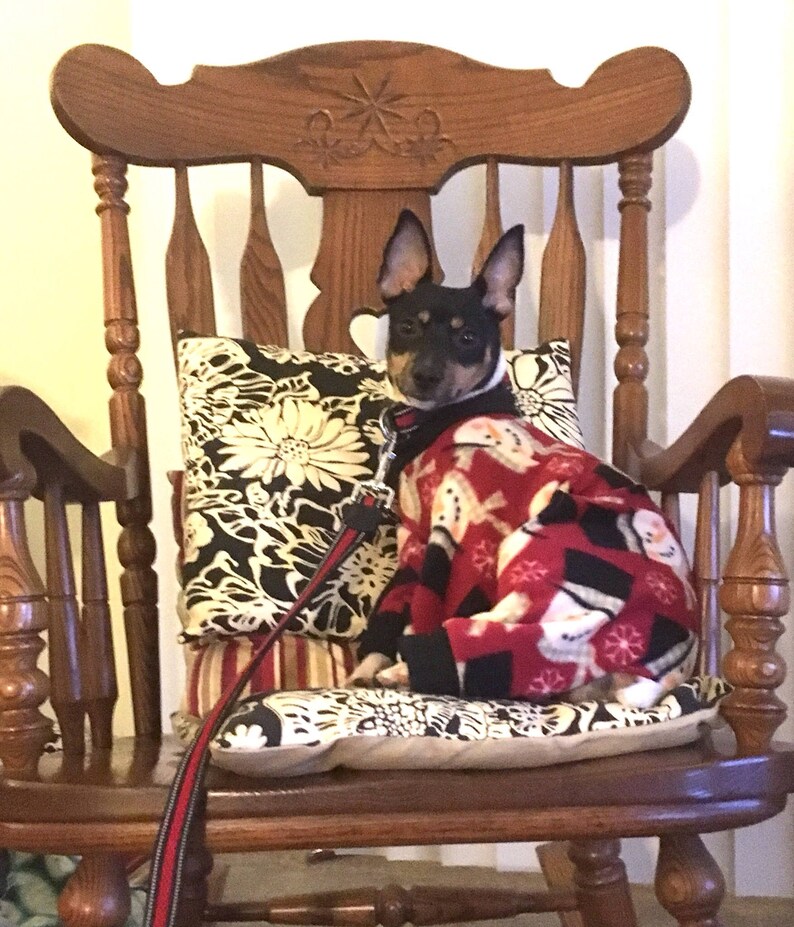 Gray Camo Blizzard Fleece Dog Outfit- Med M