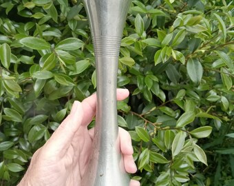 Vintage C Kurz & Co Pewter Bud Vase