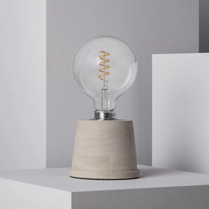 Cement table lamp M1