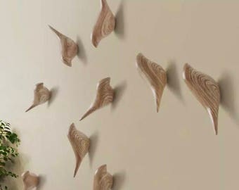Vogel-Wandhänger aus Holz