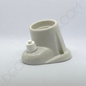 Porzellan Fassung E27 Sockel mit L Halter Keramik für LED Glühlampen