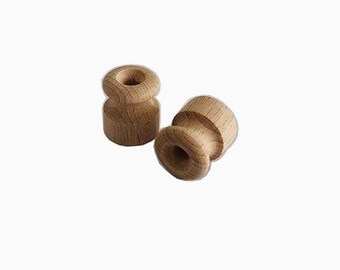 Aisladores de madera para cables trenzados