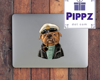 Salty old Bulldog Sailor Sticker