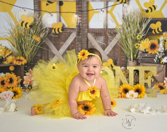 sunflower tutu for baby