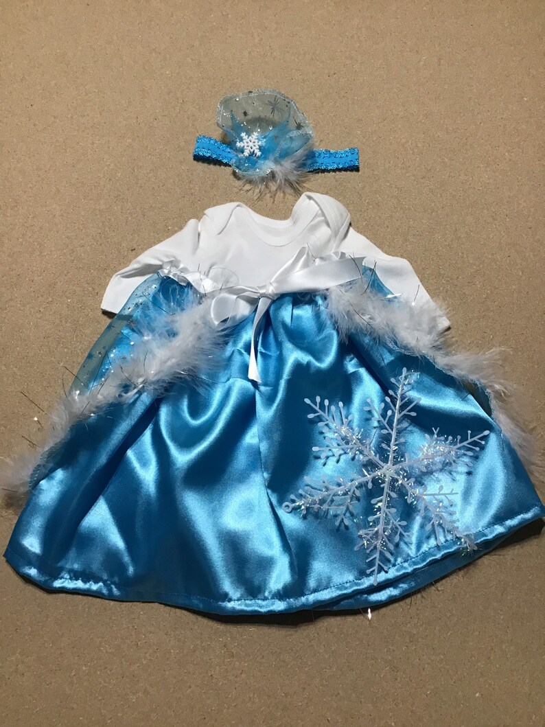 elsa baby dress