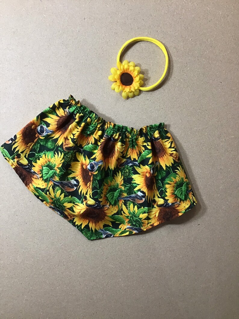 Easter Outfit Sunflower baby Top Daisies Crop Top ONLY All Sizes Little Miss Sunshine