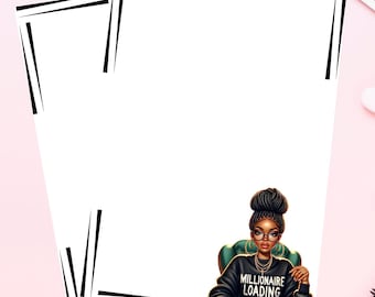 Daily Planner Pad, To Do List Notepad, Minimal Desk Accessories, Gift for Students & Writers