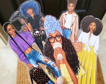 African American Bookmark Set |Black Girl Bookmarks|Black Girl Magic Bookmark|Books