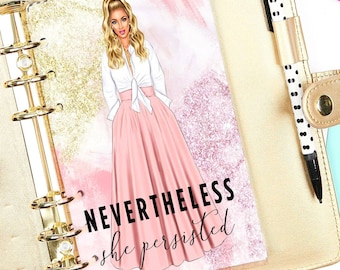 Nevertheless She Persisted Planner Dashboard | A5/A6/Personal Size