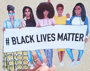 Black Girl Magic Bookmark | Laminated Cardstock, Black Lives Matter