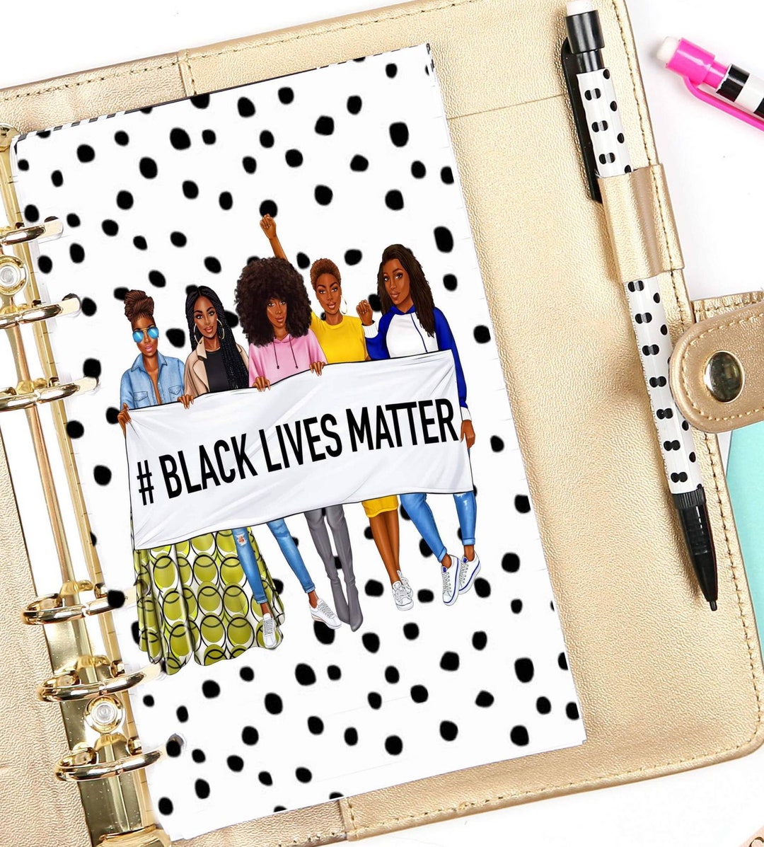 African American Planner Dashboard A5|a6|personal Planner Dashboard ...