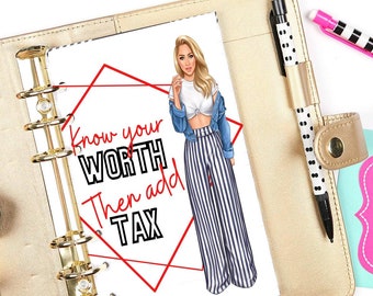 Laminated Planner Dashboard | A5 A6 Personal, Happy Planner Sizes