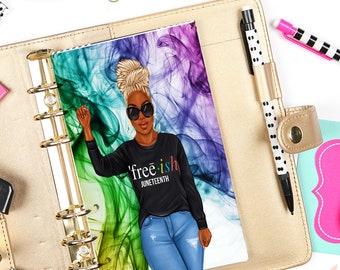 Juneteenth Planner Dashboard | Fits A5, A6, Personal, Happy Planners