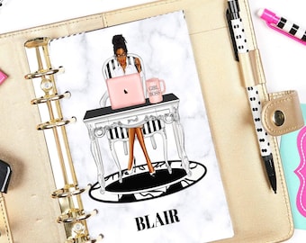 Custom Planner Dashboard | A5 A6 Personal, Girl Boss Design